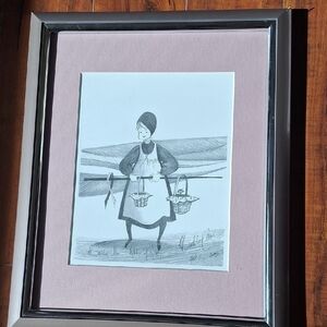 Ribbon of Hope" limited edition lithograph, P. Buckley Moss